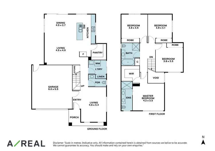 Floorplan of Homely house listing, 35 Calvante Way, Tarneit VIC 3029