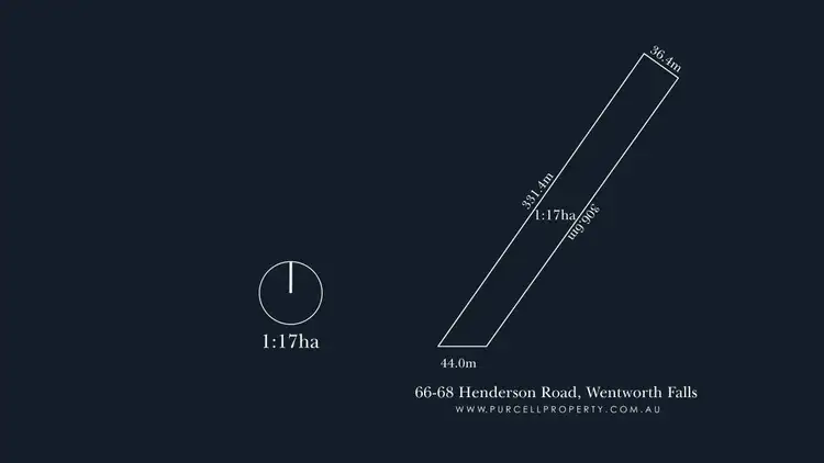 Floorplan of Homely land listing, 66-68 Henderson Road, Wentworth Falls NSW 2782