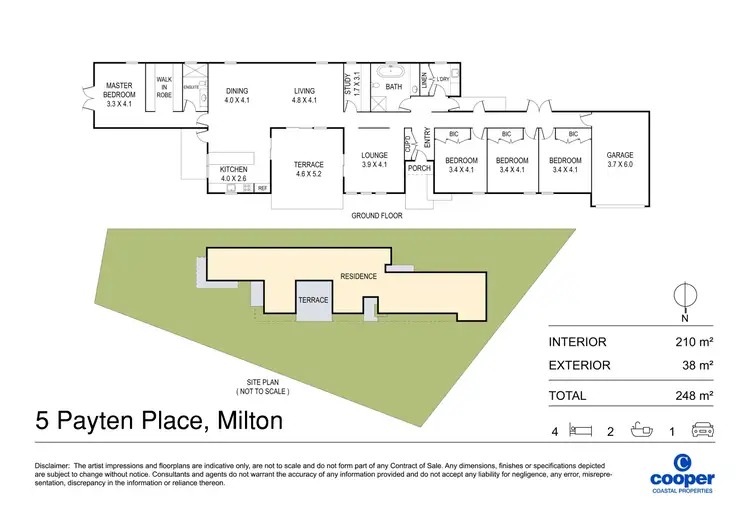 Floorplan of Homely house listing, 5 Payten Avenue, Milton NSW 2538