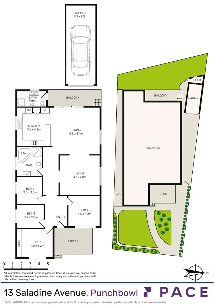 Floorplan of Homely house listing, 13 Saladine Avenue, Punchbowl NSW 2196