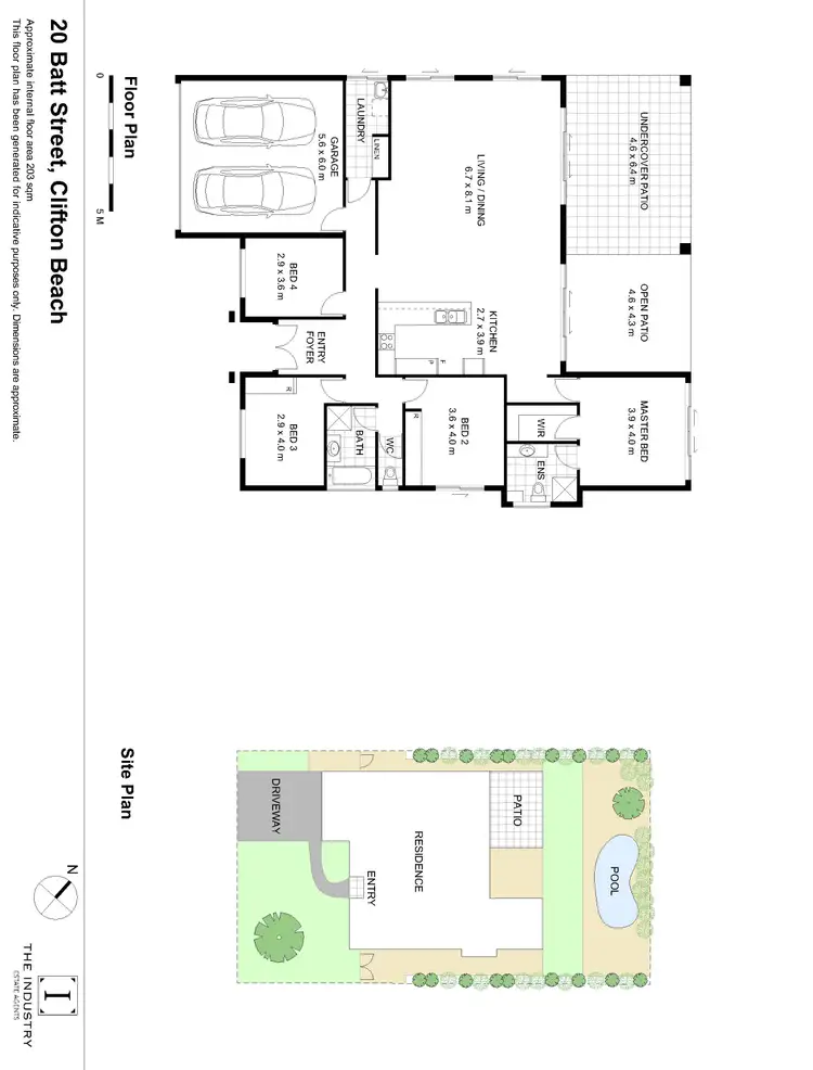 Floorplan of Homely house listing, 20 Batt Street, Clifton Beach QLD 4879