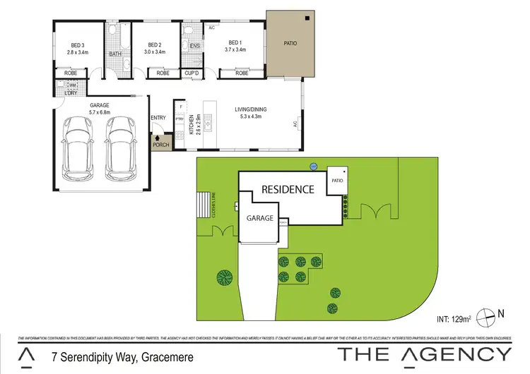 Floorplan of Homely house listing, 7 Serendipity Way, Gracemere QLD 4702
