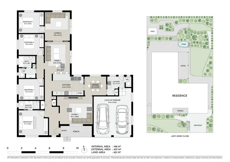 Floorplan of Homely house listing, 6 Judy Anne Close, Green Point NSW 2251