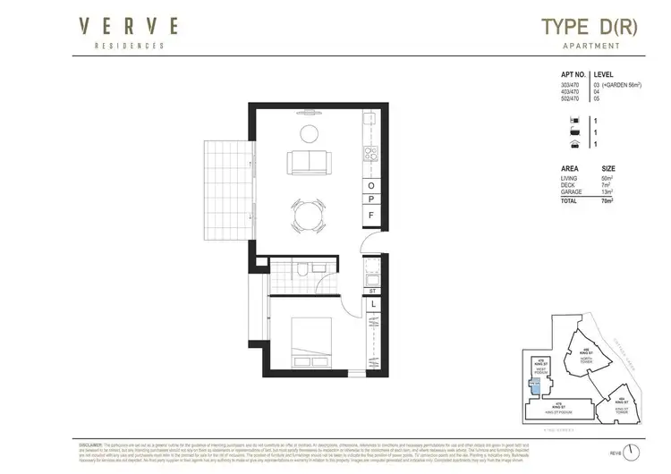 Floorplan of Homely unit listing, 403/470 King Street, Newcastle NSW 2300