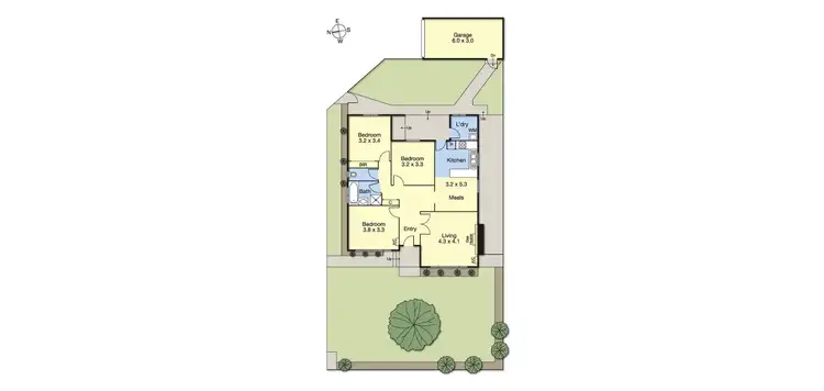 Floorplan of Homely house listing, 1/90 Moriah Street, Clayton VIC 3168