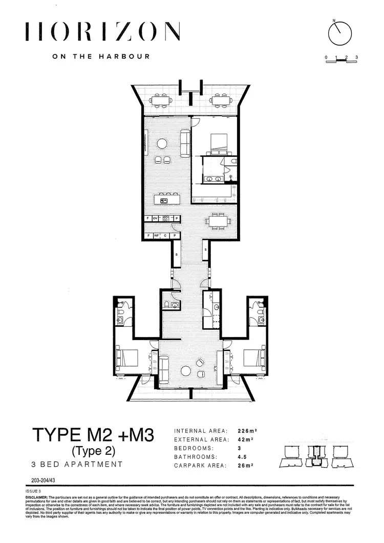 Floorplan of Homely apartment listing, Level Onsell/203/43 Honeysuckle Drive, Newcastle NSW 2300