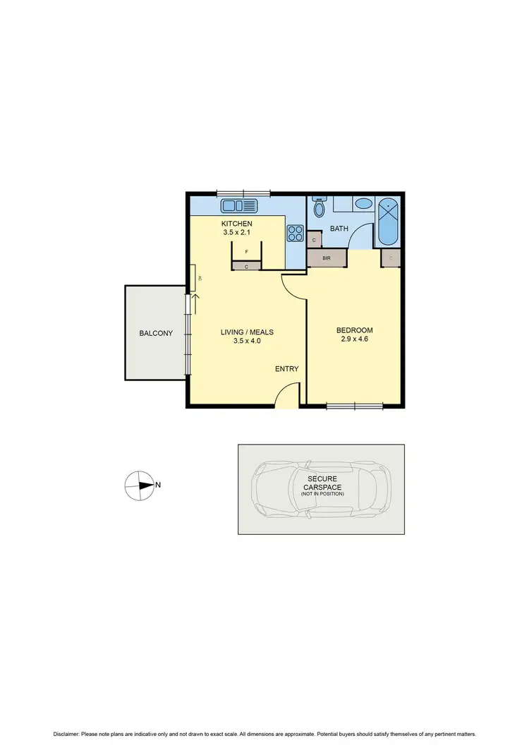 Floorplan of Homely apartment listing, 4/35 Henkel Street, Brunswick VIC 3056