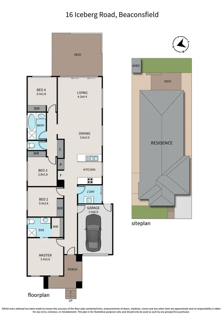 Floorplan of Homely house listing, 16 Iceberg Road, Beaconsfield VIC 3807