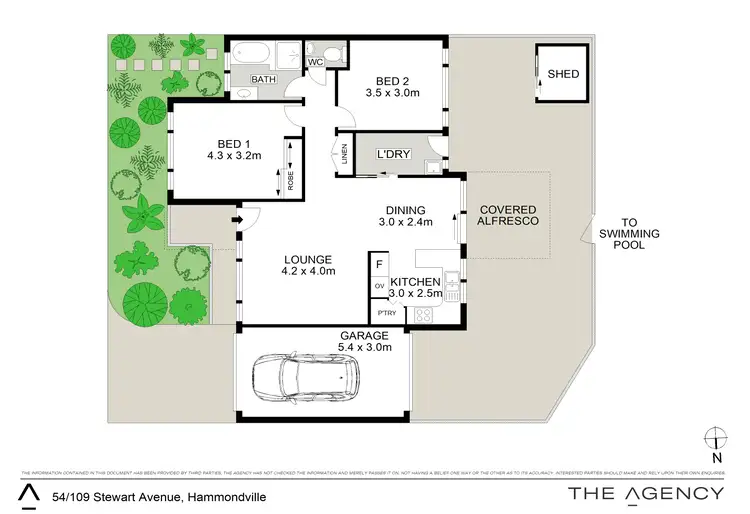 Floorplan of Homely villa listing, 54/109 Stewart Avenue, Hammondville NSW 2170