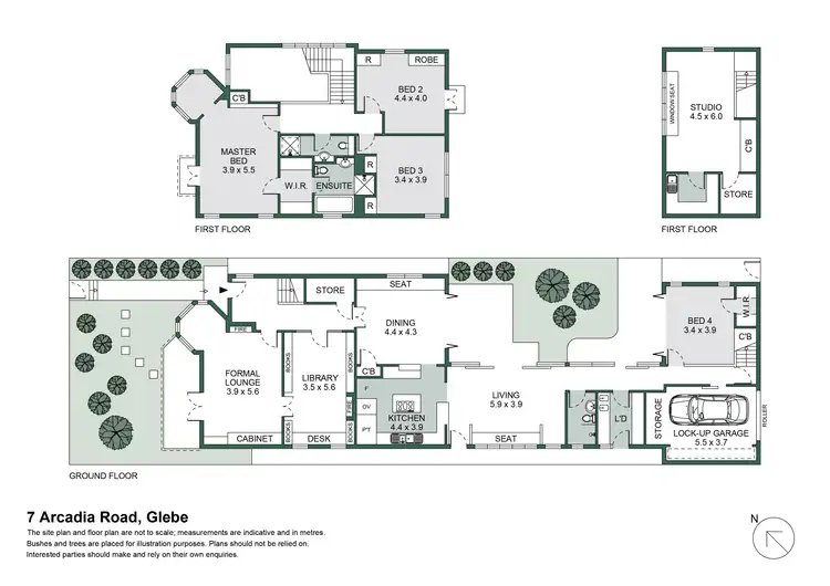 Floorplan of Homely house listing, 7 Arcadia Road, Glebe NSW 2037