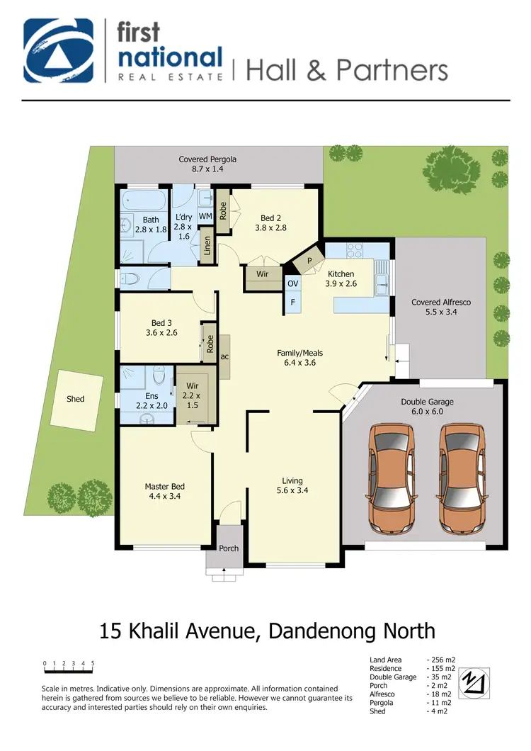 Floorplan of Homely unit listing, 15 Khalil Avenue, Dandenong North VIC 3175