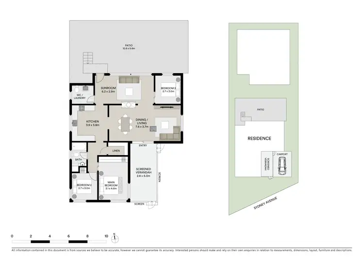 Floorplan of Homely villa listing, 1/7 Sydney Avenue, Umina Beach NSW 2257
