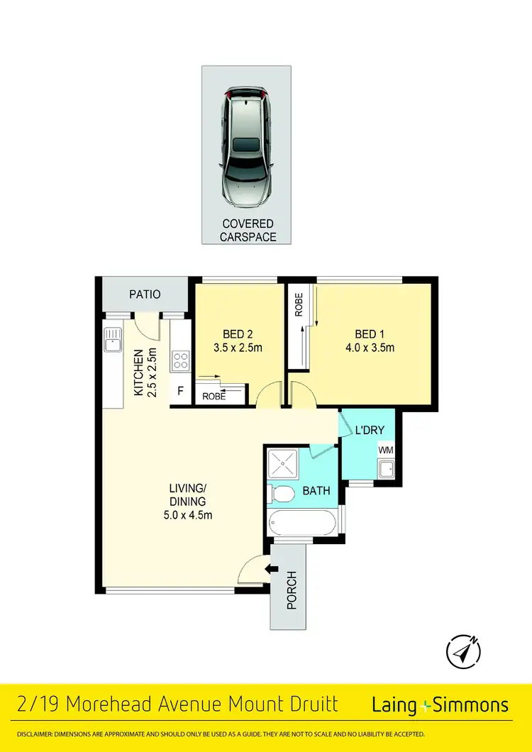 Floorplan of Homely villa listing, 2/19 Morehead Avenue, Mount Druitt NSW 2770