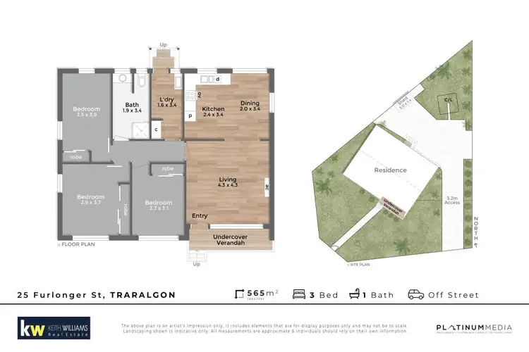 Floorplan of Homely house listing, 25 Furlonger Street, Traralgon VIC 3844