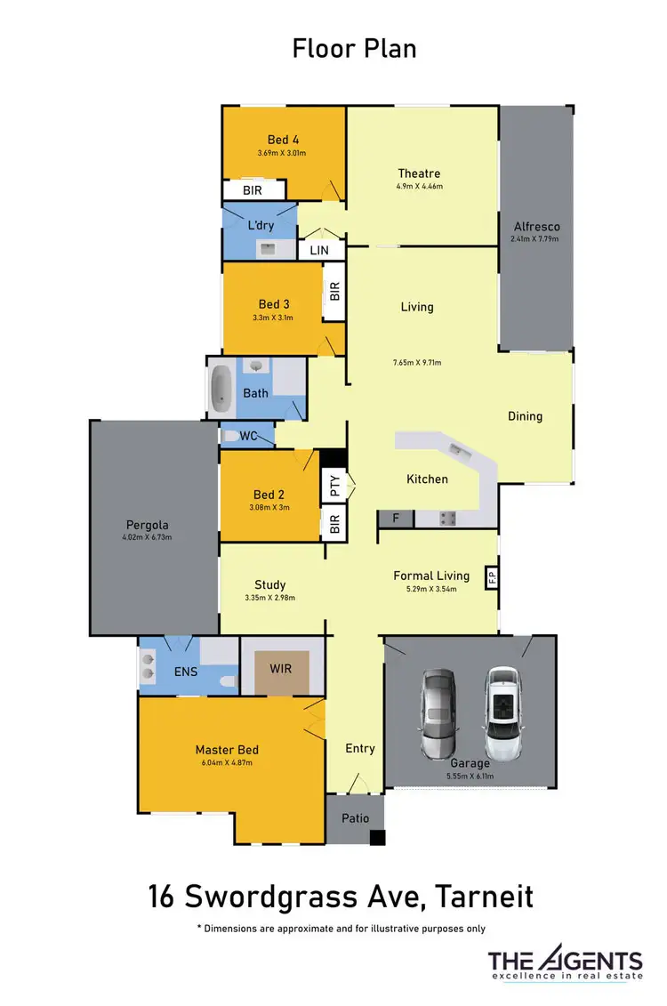 Floorplan of Homely house listing, 16 Swordgrass Avenue, Tarneit VIC 3029