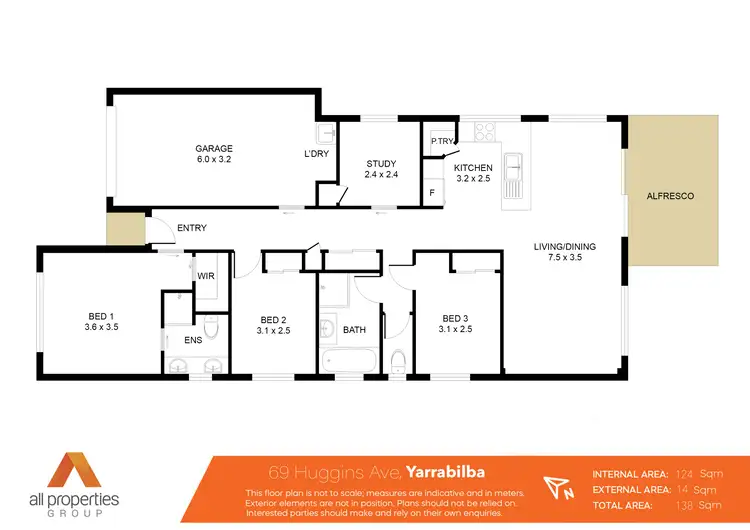 Floorplan of Homely house listing, 69 Huggins Avenue, Yarrabilba QLD 4207