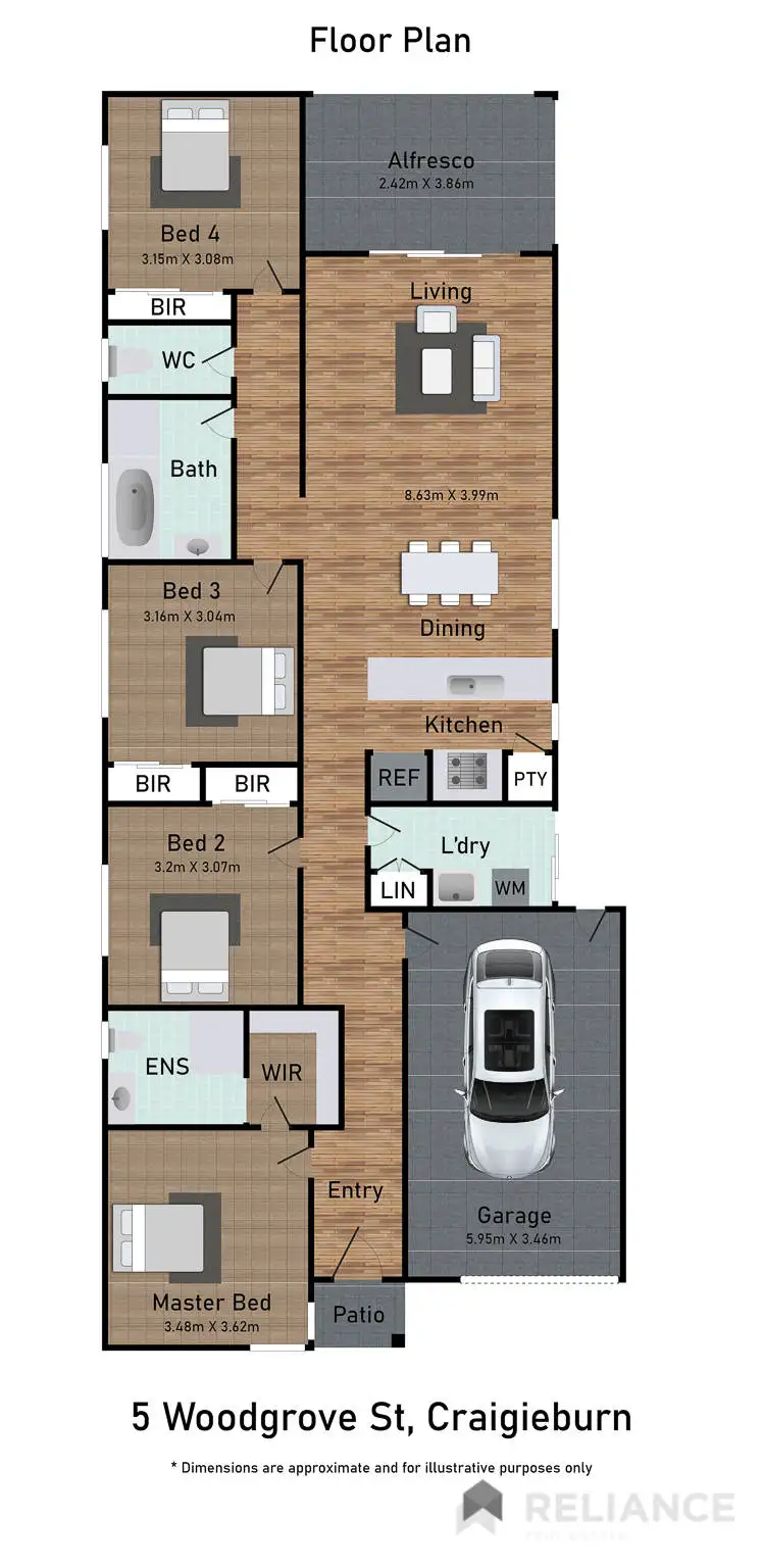 Floorplan of Homely land listing, 5 Woodgrove Street, Craigieburn VIC 3064