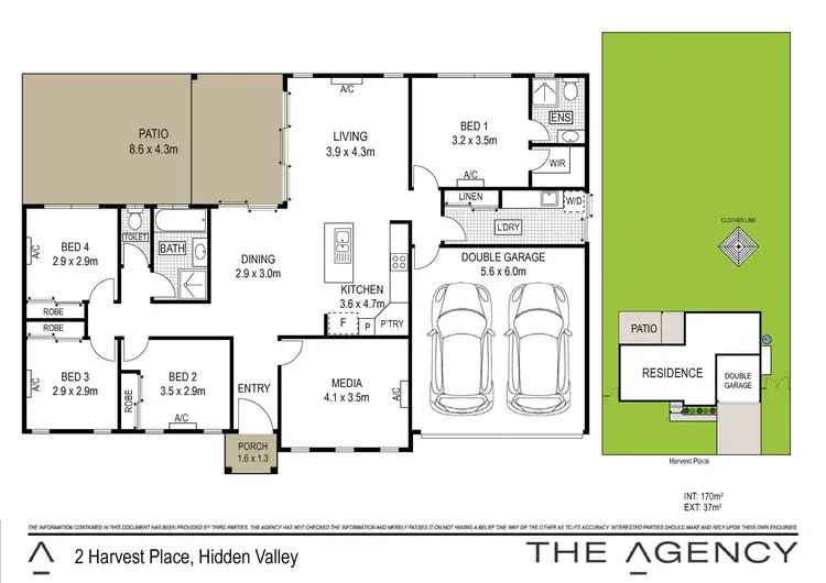 Floorplan of Homely house listing, 2 Harvest Place, Hidden Valley QLD 4703