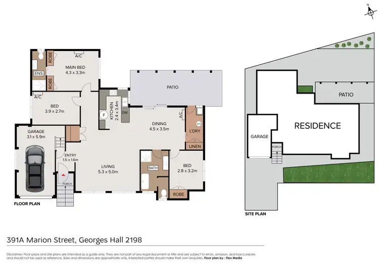 Floorplan of Homely house listing, 391A Marion Street, Georges Hall NSW 2198