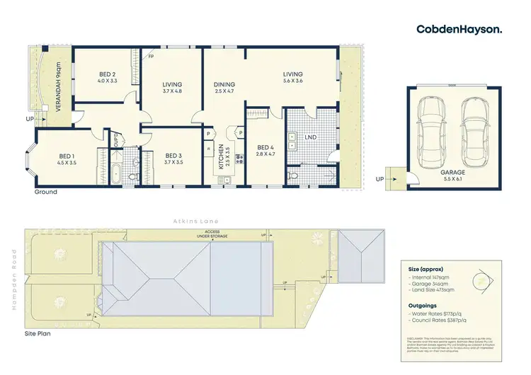 Floorplan of Homely house listing, 4 Hampden Road, Russell Lea NSW 2046