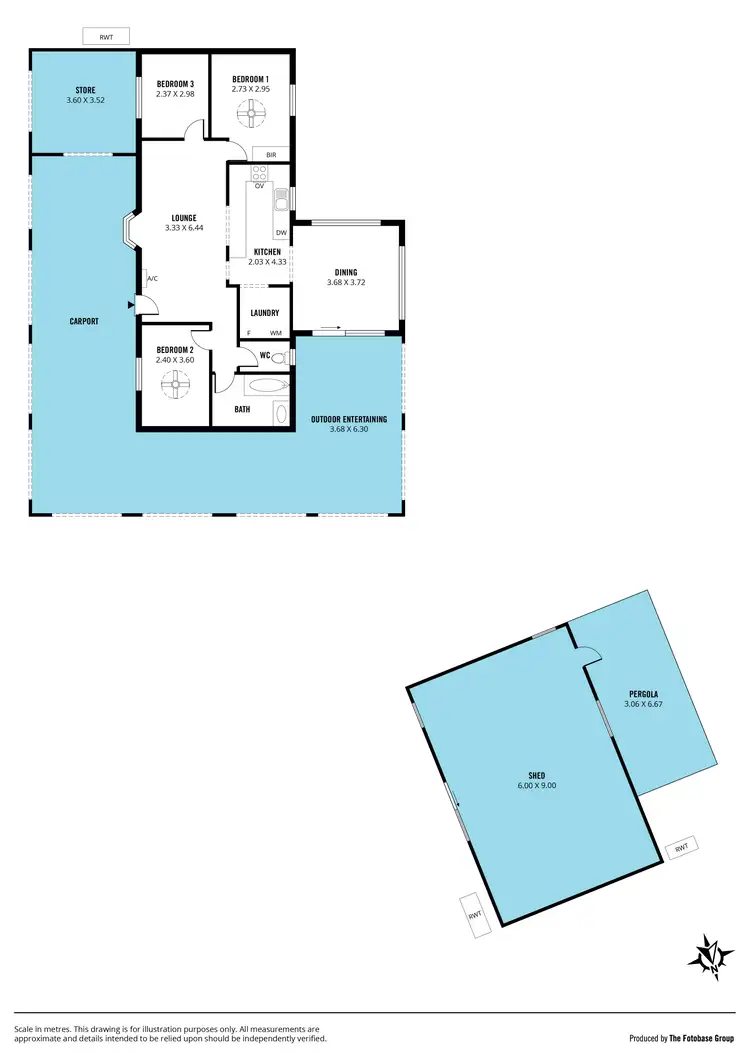 Floorplan of Homely house listing, 5-7 Stirling Avenue, Sellicks Beach SA 5174
