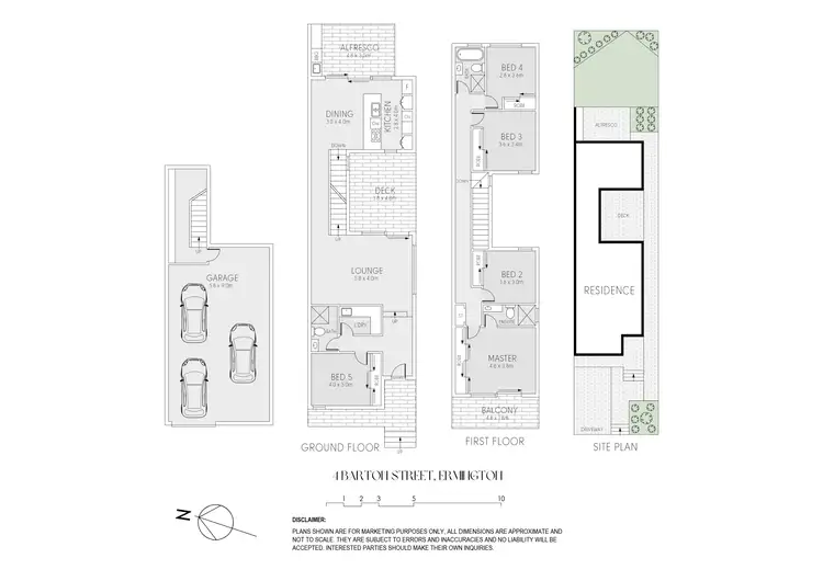 Floorplan of Homely semi-detached listing, 4 Barton Street, Ermington NSW 2115
