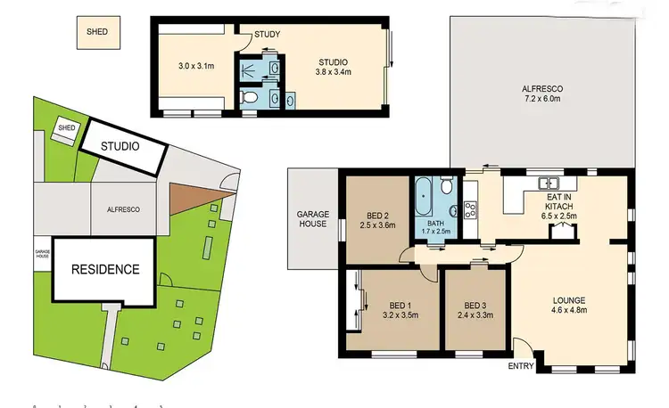 Floorplan of Homely house listing, 97 King Street, Warilla NSW 2528