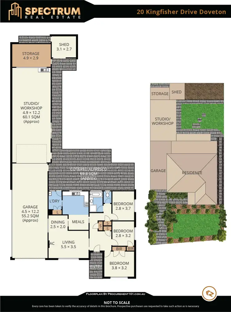 Floorplan of Homely house listing, 20 Kingfisher Drive, Doveton VIC 3177