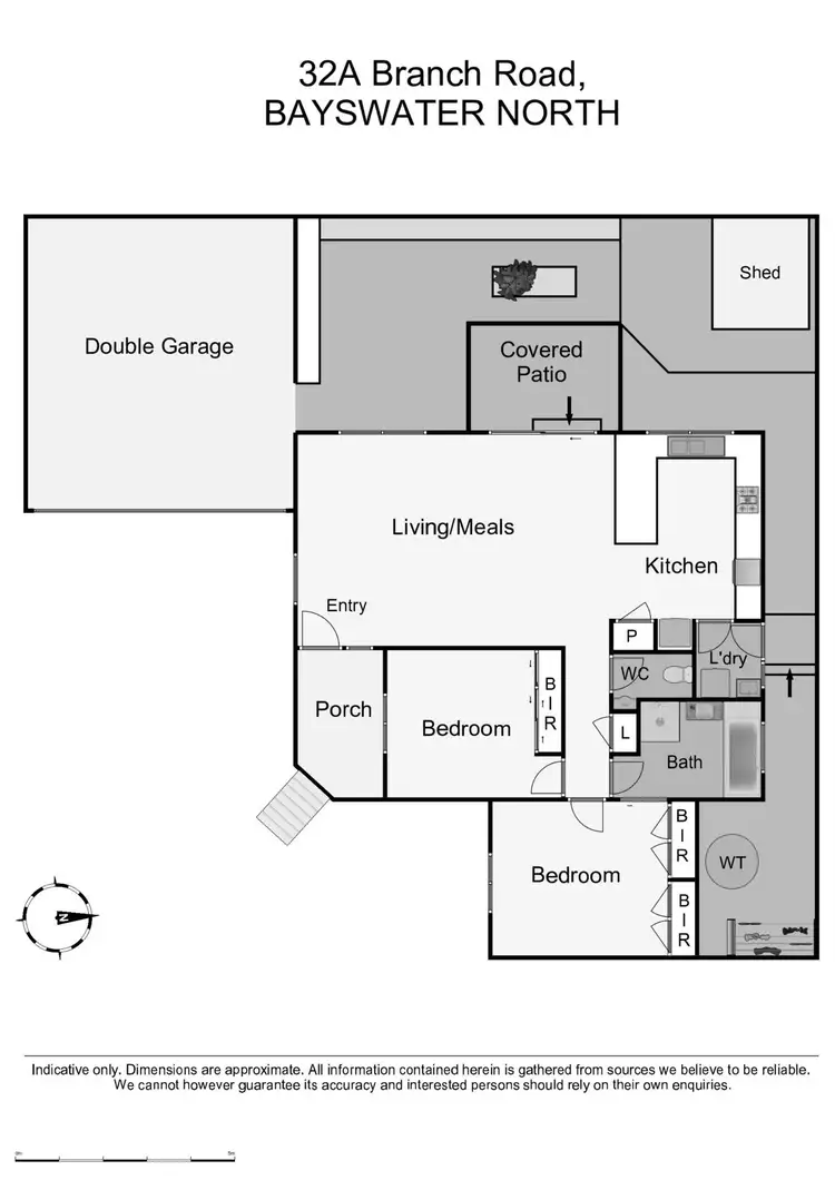 Floorplan of Homely unit listing, 32A Branch Road, Bayswater North VIC 3153