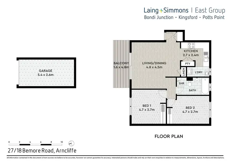 Floorplan of Homely apartment listing, 27/18 Belmore Street, Arncliffe NSW 2205