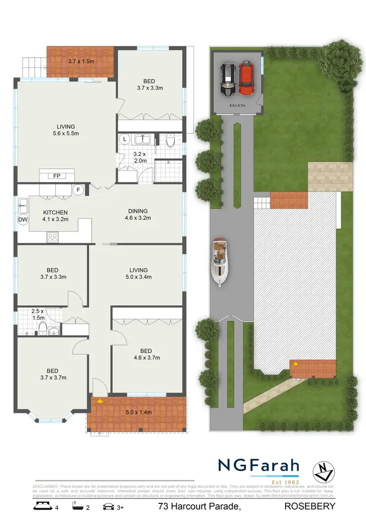 Floorplan of Homely house listing, 73 Harcourt Parade, Rosebery NSW 2018