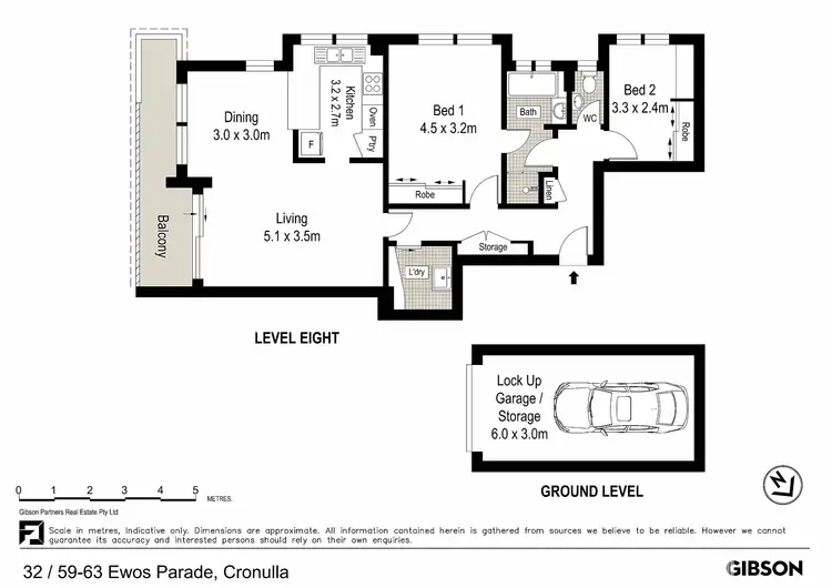 Floorplan of Homely apartment listing, 32/59-63 Ewos Parade, Cronulla NSW 2230