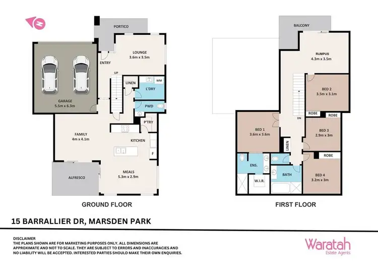 Floorplan of Homely house listing, 15 Barrallier Drive, Marsden Park NSW 2765