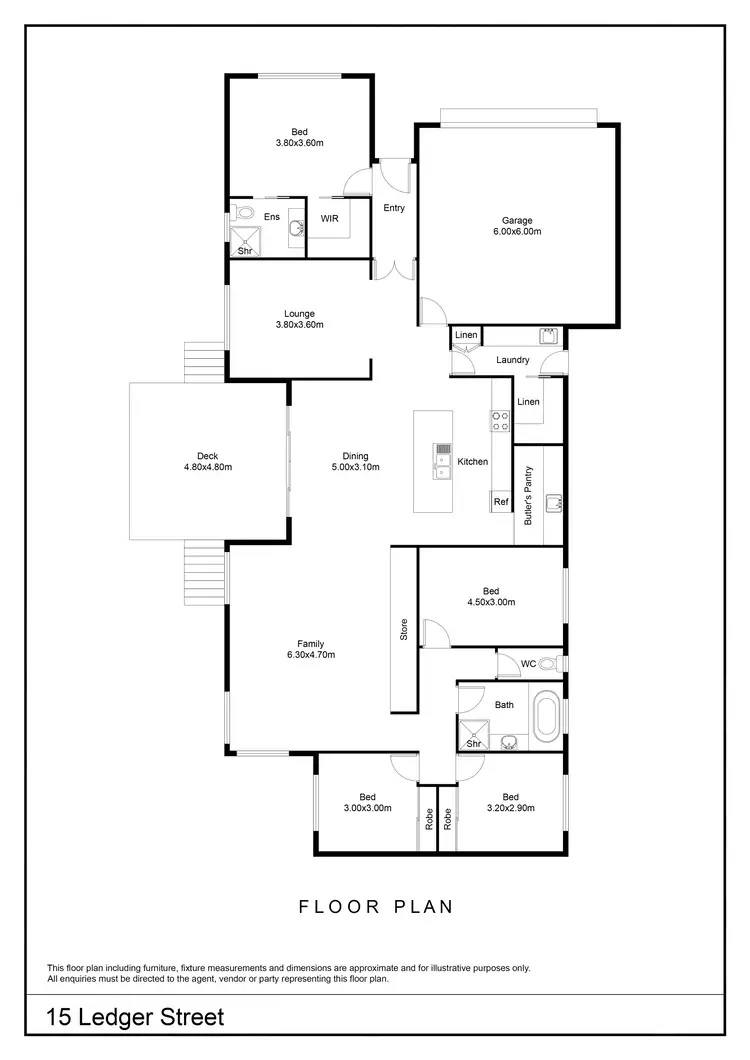 Floorplan of Homely house listing, 15 Ledger Street, Goulburn NSW 2580