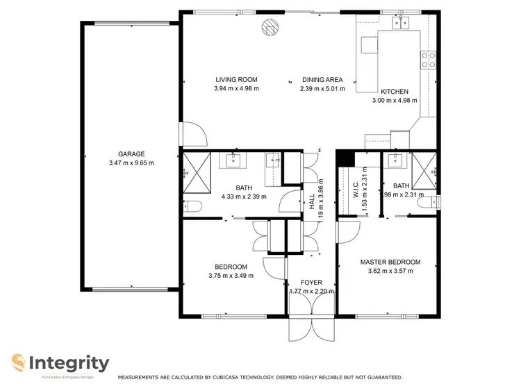 Floorplan of Homely house listing, 33 Creekside Drive, Flowerdale VIC 3717