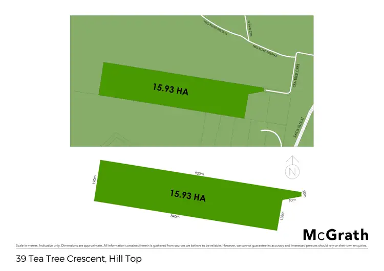 Floorplan of Homely land listing, 39 Tea Tree Crescent, Hill Top NSW 2575