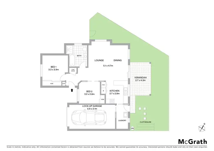 Floorplan of Homely house listing, 3/159A Market Street, Mudgee NSW 2850