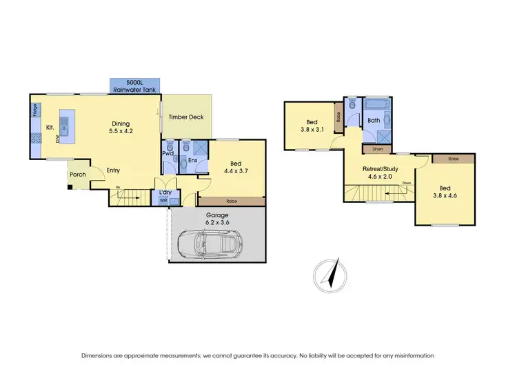 Floorplan of Homely townhouse listing, 14B Kingloch Parade, Wantirna VIC 3152