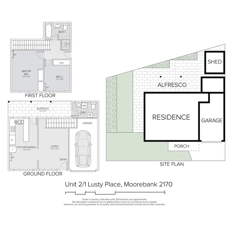 Floorplan of Homely townhouse listing, 2/1 Lusty Place, Moorebank NSW 2170