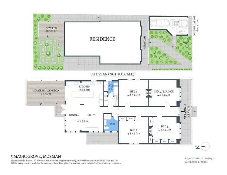 Floorplan of Homely house listing, 5 Magic Grove, Mosman NSW 2088