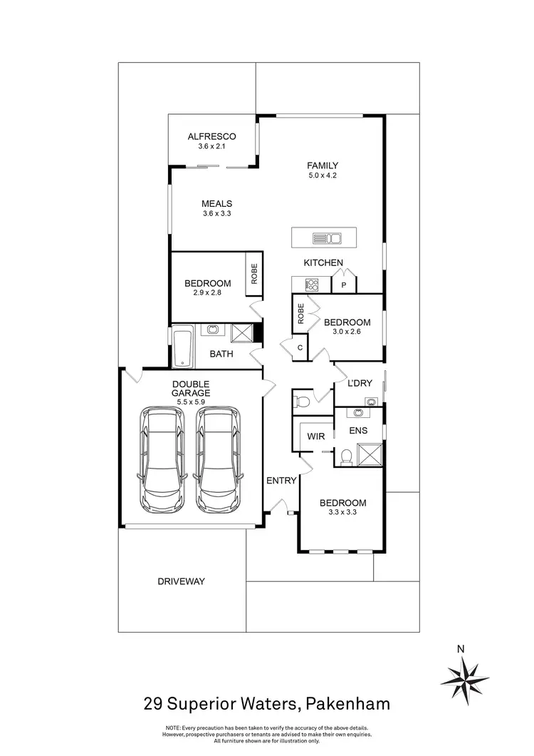 Floorplan of Homely house listing, 29 Superior Waters, Pakenham VIC 3810