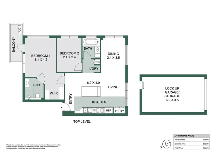Floorplan of Homely apartment listing, 5/2 Griffin Street, Manly NSW 2095