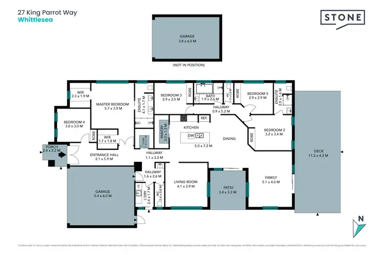 Floorplan of Homely house listing, 27 King Parrot Way, Whittlesea VIC 3757