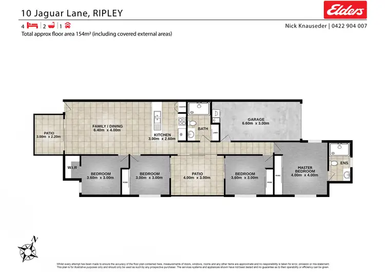 Floorplan of Homely house listing, 10 Jaguar Lane, Ripley QLD 4306