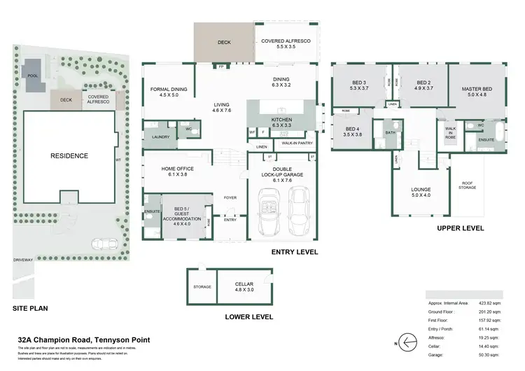 Floorplan of Homely house listing, 32a Champion Road, Tennyson Point NSW 2111