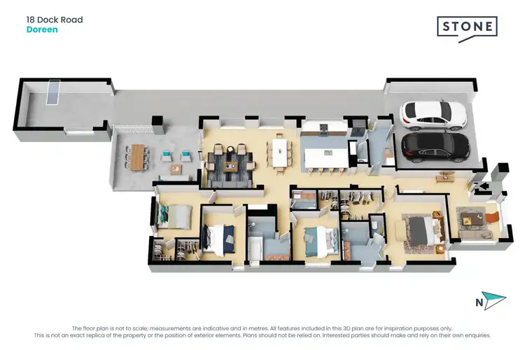 Floorplan of Homely house listing, 18 Dock Road, Doreen VIC 3754