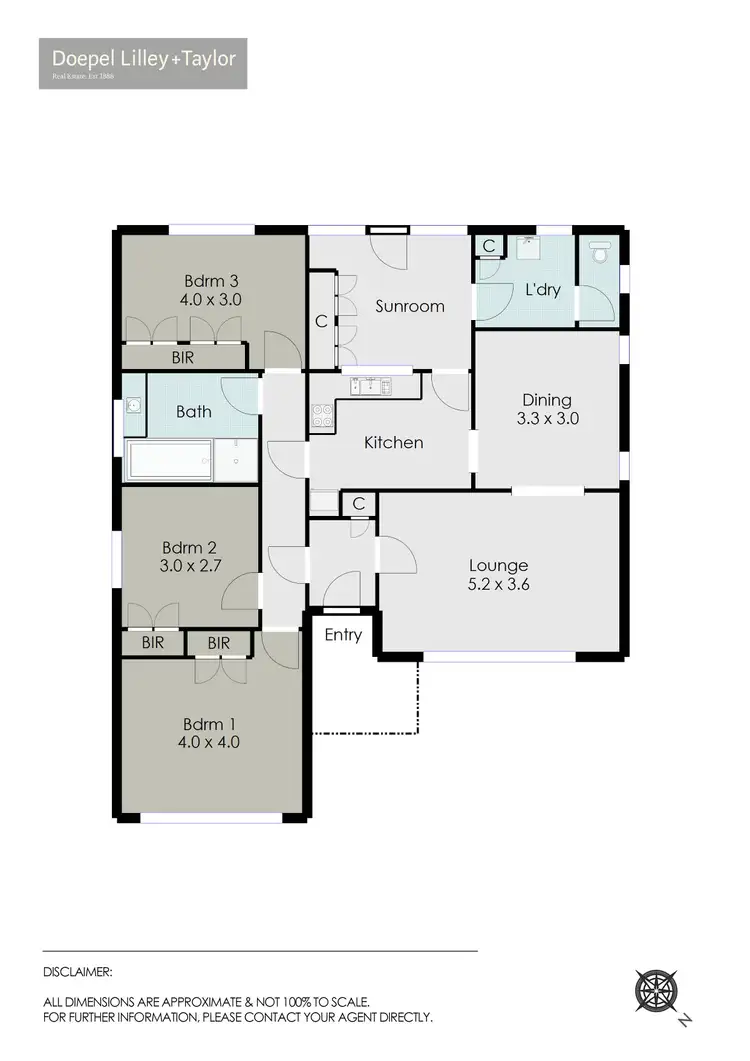 Floorplan of Homely house listing, 204 Morton Street, Mount Pleasant VIC 3350