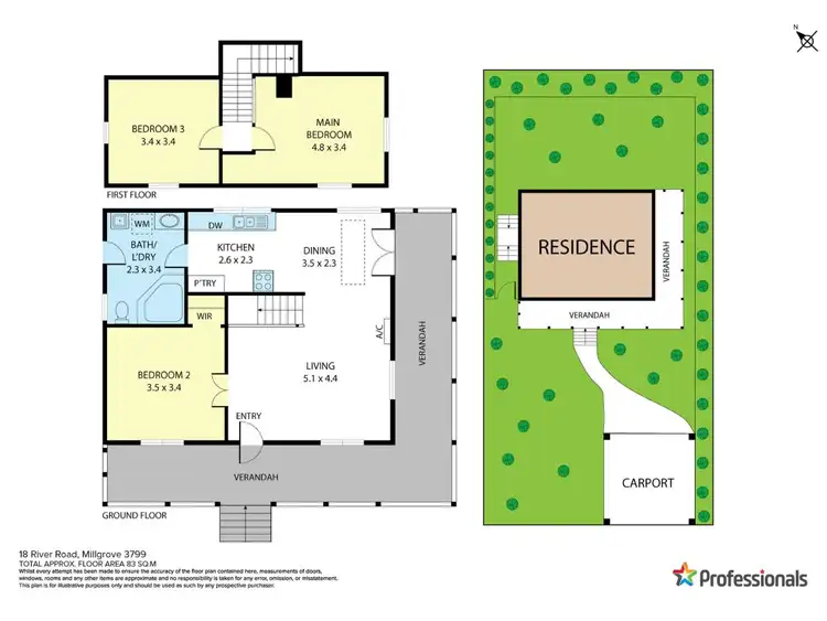 Floorplan of Homely house listing, 18 River Road, Millgrove VIC 3799