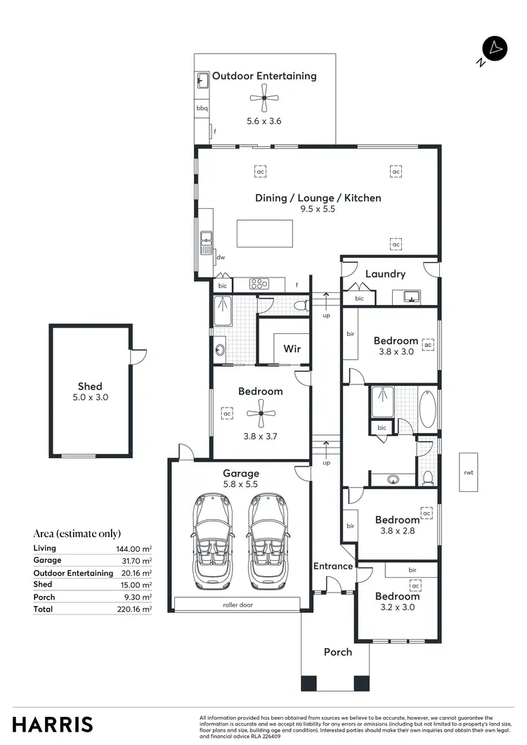 Floorplan of Homely house listing, 39 Fisher Crescent, Craigburn Farm SA 5051
