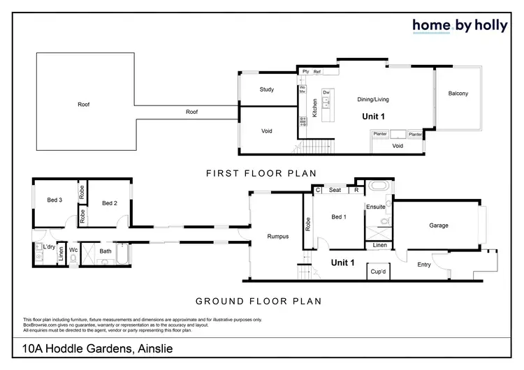 Floorplan of Homely house listing, 10A Hoddle Gardens, Ainslie ACT 2602